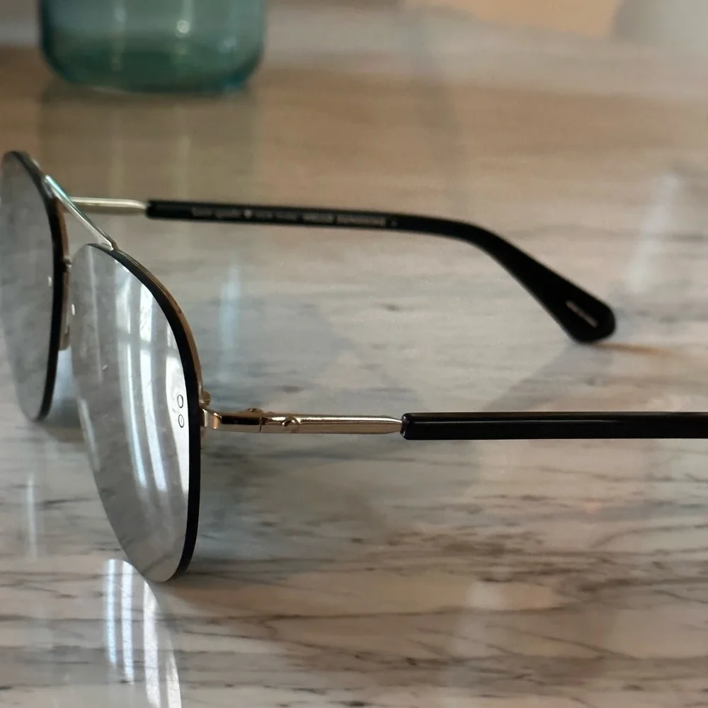 kate spade Pink Gradient Aviator Sunglasses